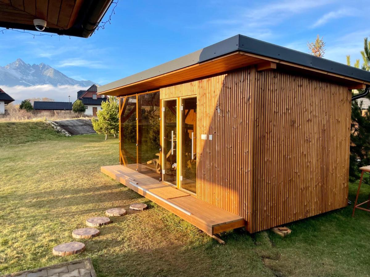 Domcek & Sauna Garden Stará Lesná エクステリア 写真
