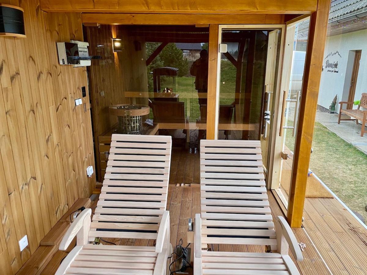Domcek & Sauna Garden Stará Lesná エクステリア 写真